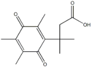 3-(2,3,5-三甲基-1,4-苯醌基)-3-甲基丁酸